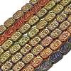 Painted Glass Beads Strands GLAA-Z021-05-1