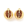 Brass Micro Pave Cubic Zirconia Pendants KK-K369-02G-02-1