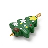 Christmas Handmade Lampwork Pendants STAS-C147-03B-2