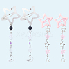 2Pcs 2 Styles Star Iron & Plastic Snap Hair Clips PHAR-CP0001-29-7