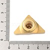 Golden Plated Triangle Shaped Wax Seal Brass Stamp Head STAM-K001-04G-05-4