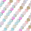 2 Strands Macaron Color Natural Shell Beads Strands SHEL-SC0001-88C-5