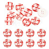 10Pcs Resin Buttons BUTT-TA0001-45B-1