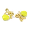 Bowknot 304 Stainless Steel Studs Earrings EJEW-Z047-04G-02-2