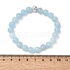Natural Quartz(Dyed) Stretch Bracelets BJEW-JB01699-05-3