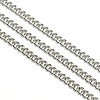 Tarnish Resistant 304 Stainless Steel Curb Chains STAS-M032-4mm-51P-1