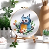 DIY Owl Pattern Embroidery Kits PW-WGA996A-02-1