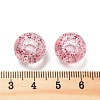 Transparent Acrylic European Beads TACR-P009-A01-06-3