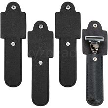 SUPERFINDINGS 4Pcs PU Leather Razor Sheath AJEW-FH0002-72A