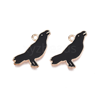 Halloween Theme Alloy Enamel Pendants X-PALLOY-N176-46-RS-1