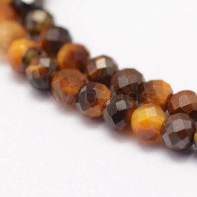 Natural Tiger Eye Beads Strands G-F460-61-1
