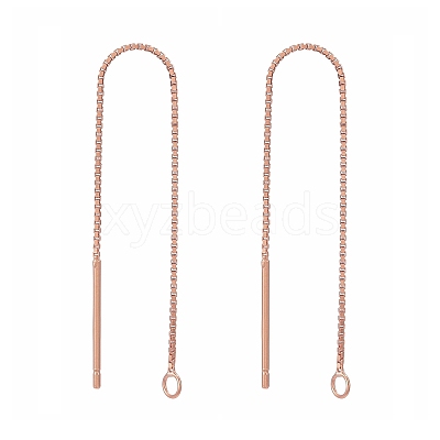 925 Sterling Silver Stud Earring Findings STER-E051-B-01RG-1