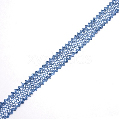 Polyester Rolls Lace Trim OCOR-WH0063-64B-1