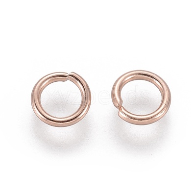 304 Stainless Steel Open Jump Rings STAS-O098-02RG-02-1