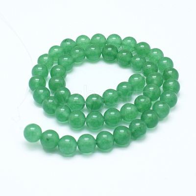 Natural Malaysia Jade Bead Strands X-G-F342-04-8mm-1