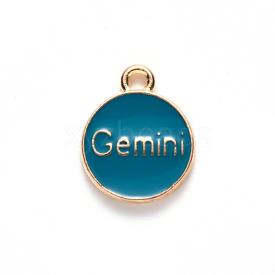 Alloy Enamel Pendants ENAM-S124-01A-05I-1
