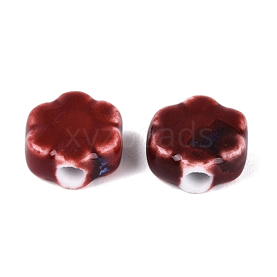 Vintage Handmade Porcelain Beads PORC-N013-25-24-1