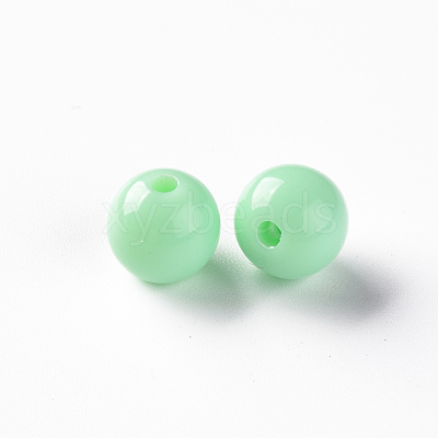 Opaque Acrylic Beads MACR-S370-C10mm-A05-1