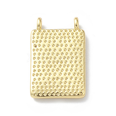 Rack Plating Brass Connector Charms KK-H443-01G-1