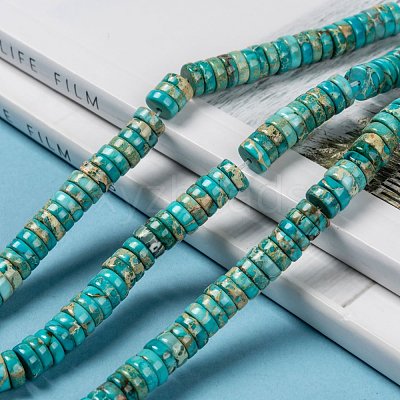 Natural Imperial Jasper Beads Strands G-J377-8mm-01-1