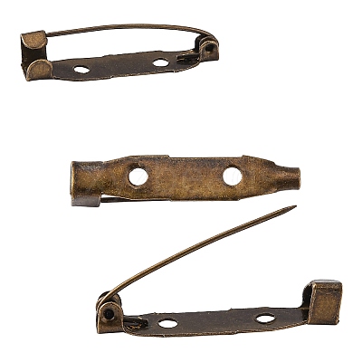 Iron Brooch Findings E021Y-NFAB-1