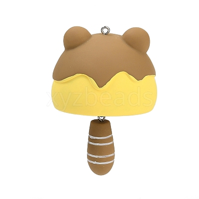 Opaque Resin Pendants RESI-S018-04C-P-1
