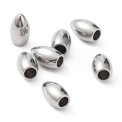Non-Tarnish 201 Stainless Steel Cord End STAS-P327-03P-1