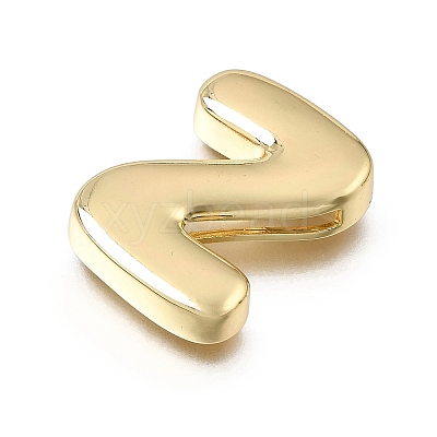 Brass Slide Charms KK-Z163-01G-Z-1