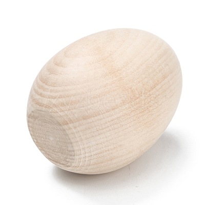 Unfinished Blank Wooden Easter Craft Eggs WOOD-B002-01-1