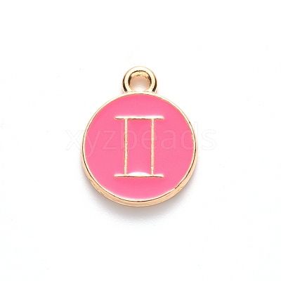 Alloy Enamel Pendants ENAM-S124-01A-03I-1