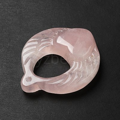 Natural Rose Quartz Pendants G-G997-H07-1