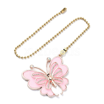 Butterfly Alloy Rhinestone Ceiling Fan Pull Chain Extenders FIND-JF00115-02-1