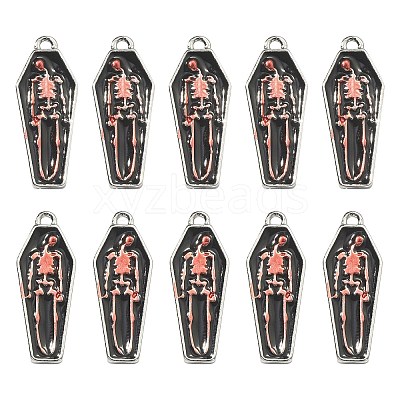 Alloy Enamel Pendants ENAM-CJC0021-01-1