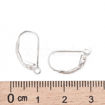 925 Sterling Silver Leverback Earrings Findings STER-M017-01S-1