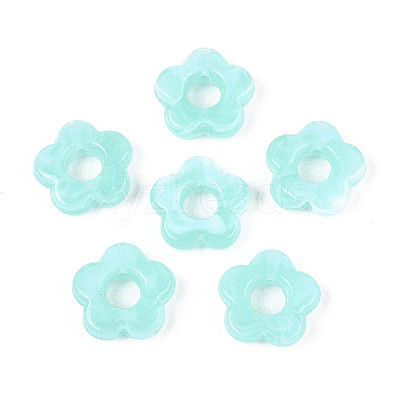 Gradient Color Transparent Acrylic Beads OACR-N137-49T-1