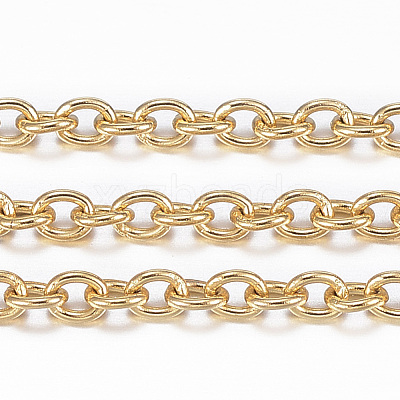 Ion Plating(IP) 304 Stainless Steel Cable Chains CHS-H009-06G-1