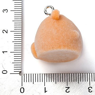 Flocky Animal Resin Pendants FIND-S001-05I-1