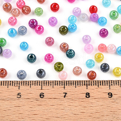 Baking Paint Glass Seed Beads SEED-N007-02H-1