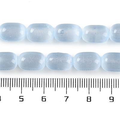 Natural Selenite Beads Strands G-F750-12-1