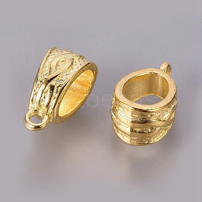 Tibetan Style Alloy Tube Bails K08IW011-1