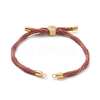 Nylon Cord Silder Bracelets MAK-C003-04G-1