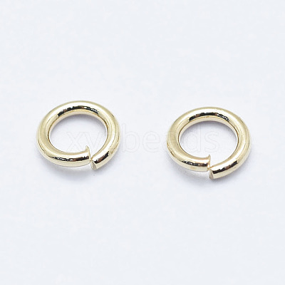 Electroplated Stainless Steel Open Jump Ring STAS-G152-01G-2.5x0.4-1