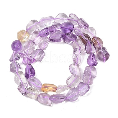 Natural Ametrine Beads Strands G-C273-A01-02-1