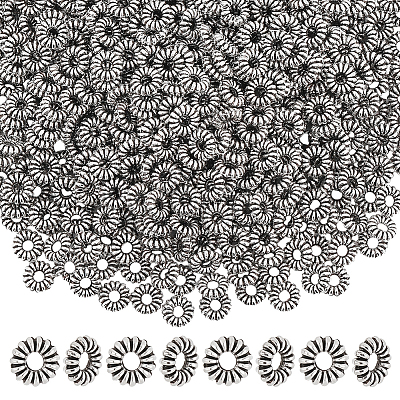 600Pcs Tibetan Style Alloy Beads TIBEB-HY0001-19-1