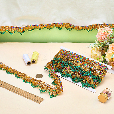 Polyester Fiber Lace Trim OCOR-WH0101-226D-1