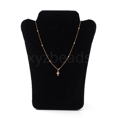 Velvet Necklace Display Bust NDIS-R004-04-1