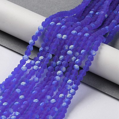 Transparent Glass Beads Strands LS-EGLA-A034-T4mm-MB31-1