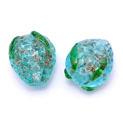 Handamde Bumpy Lampwork Beads FOIL-TAC0001-01E-1