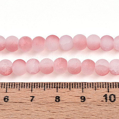 Crackle Glass Beads X1-GLAA-N009-6mm-03-1