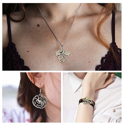 26Pcs 7 Style Alloy Pendants FIND-SC0001-98-1